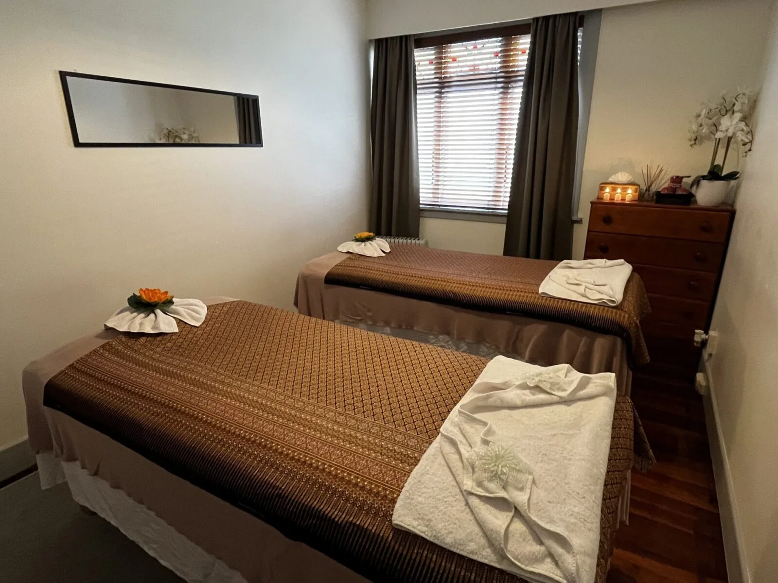 Panpurri Day Spa – authentic Thai massage treatment room, Mt Eden Auckland